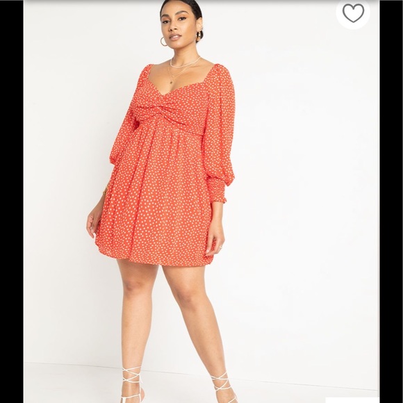 Eloquii Dresses & Skirts - Twisted bodice mini dress